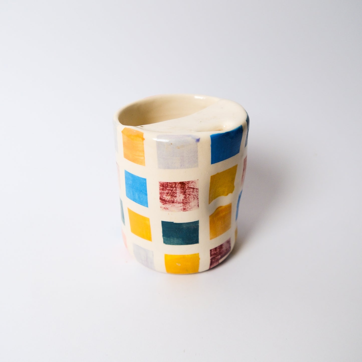 Travel Tumbler in Checkered by Objects by Phoebe — view 4