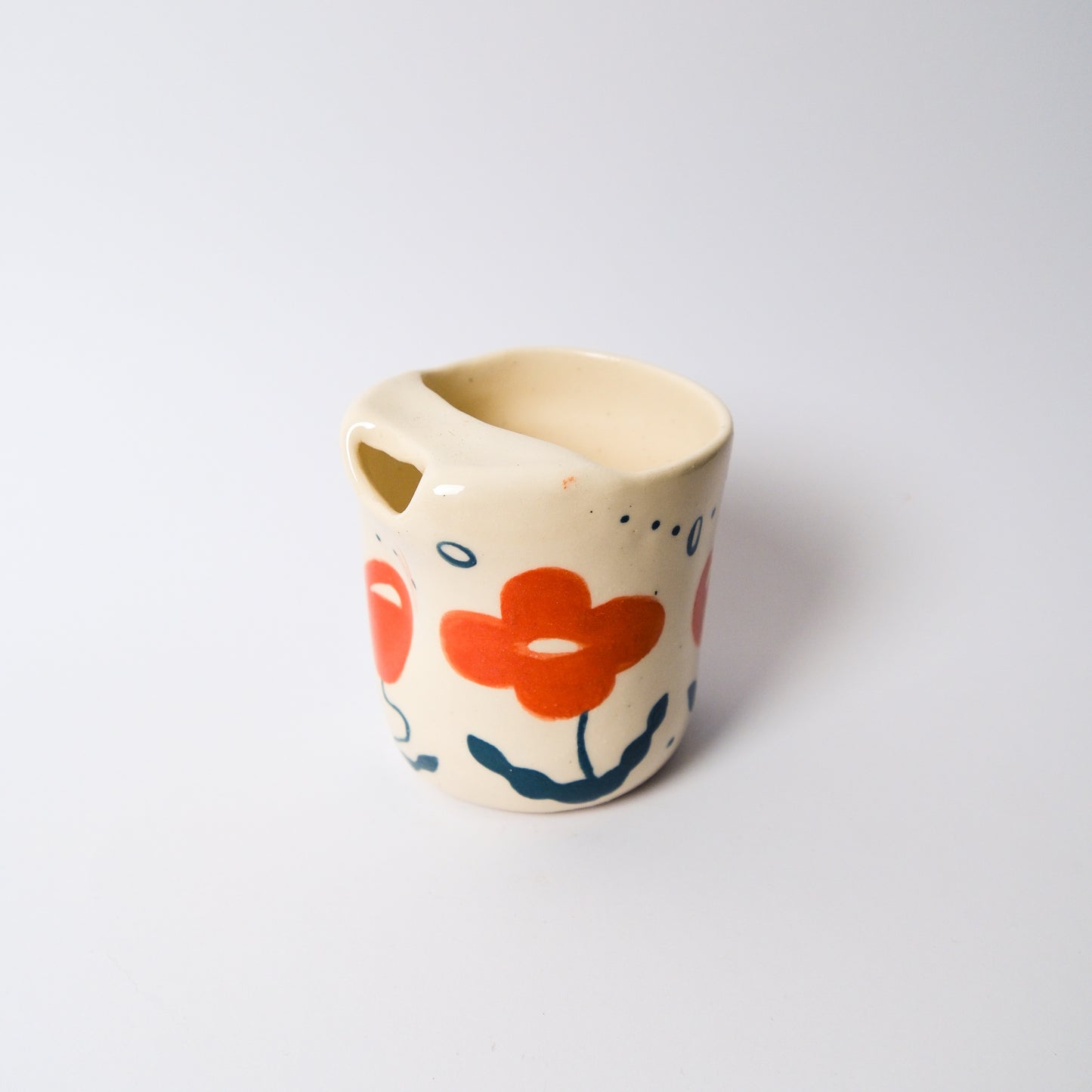 Travel Tumbler in Orange by Objects by Phoebe — view 3