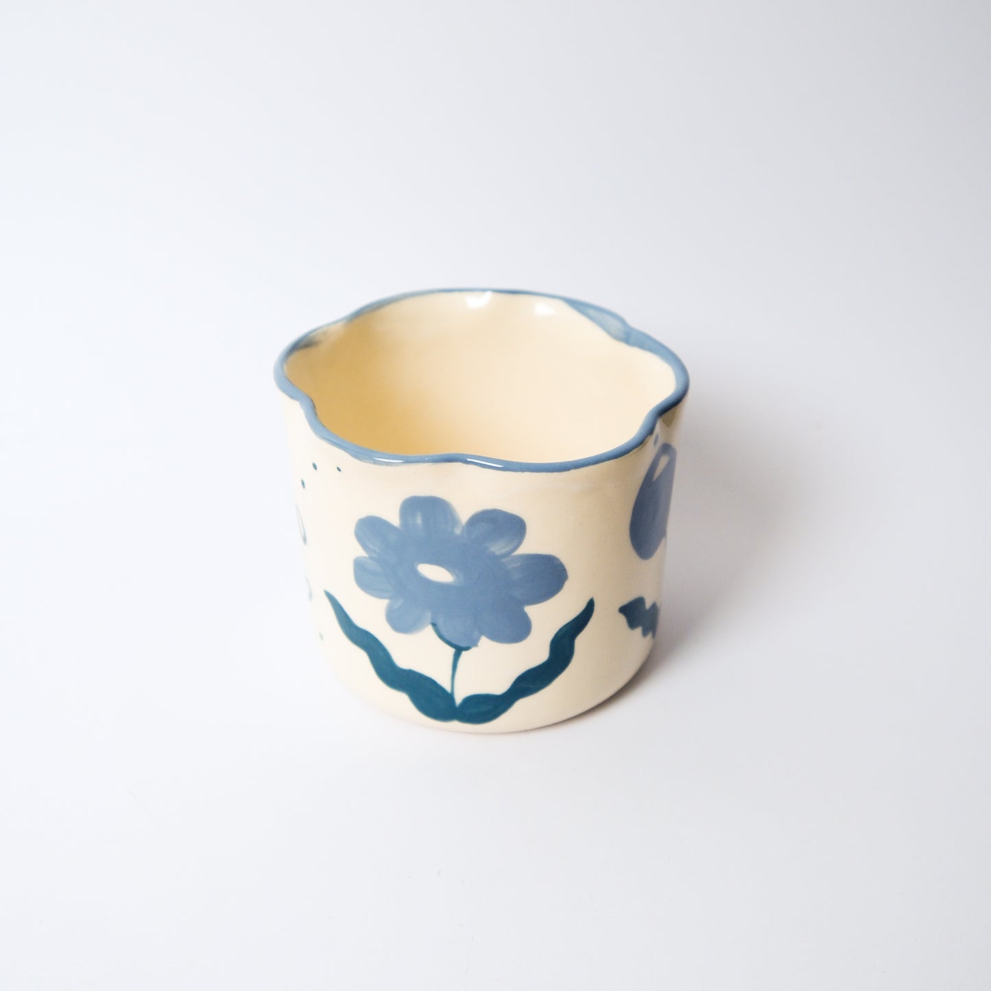 Wildflower Matcha Bowl in Blue by Objects by Phoebe — view 6