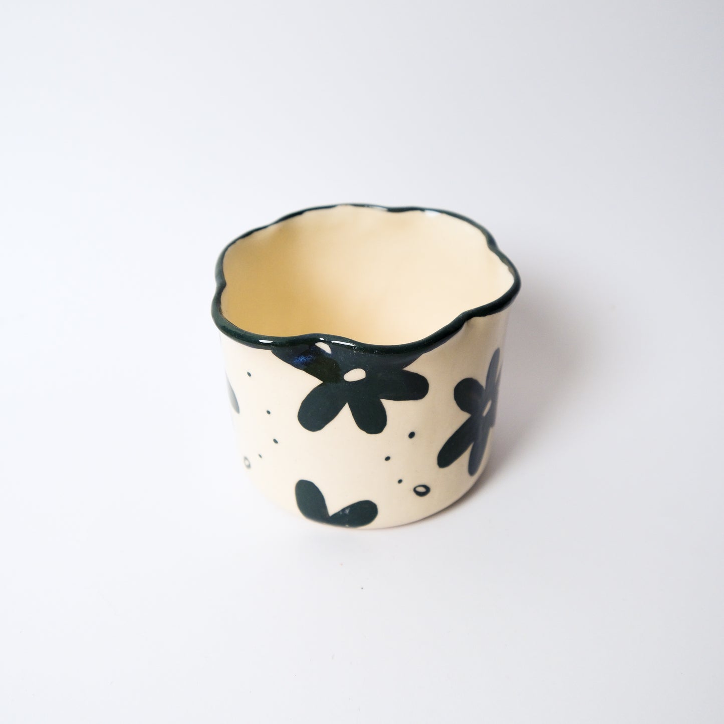 Wildflower Matcha Bowl in Green by Objects by Phoebe — view 6