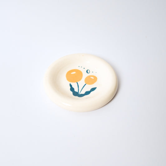 Billy Button Medium Dish in Mustard by Objects by Phoebe — view 2