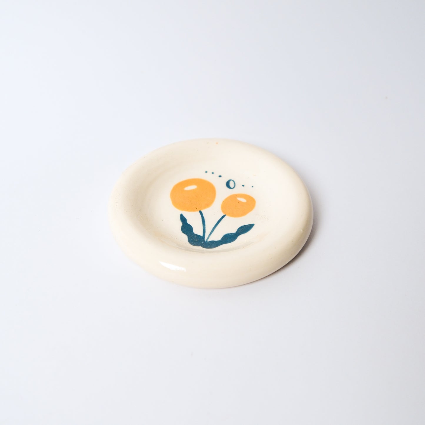 Billy Button Medium Dish in Mustard by Objects by Phoebe — view 3