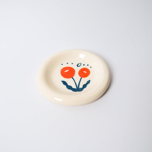 Billy Button Medium Dish in Orange by Objects by Phoebe — view 2