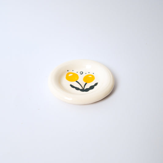 Billy Button Medium Dish in Wattle by Objects by Phoebe — view 2