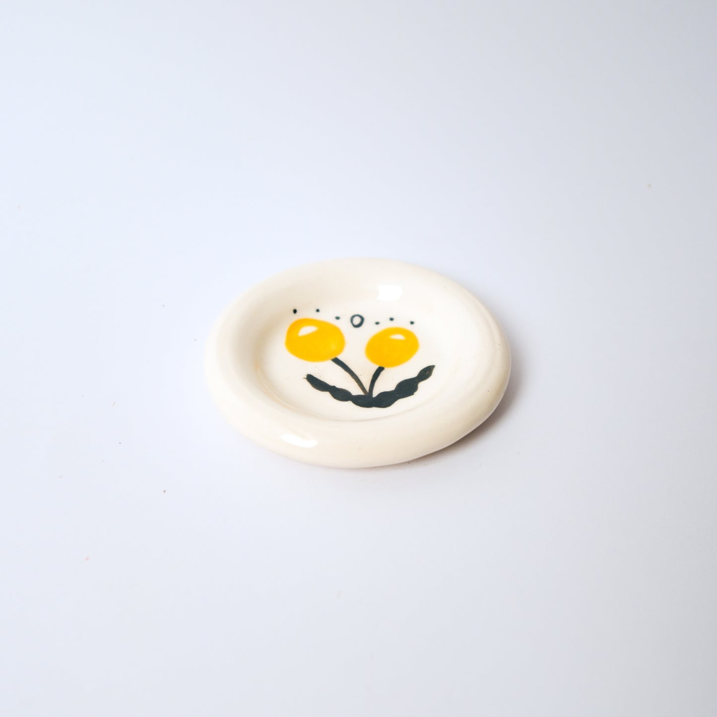 Billy Button Medium Dish in Wattle by Objects by Phoebe — view 3