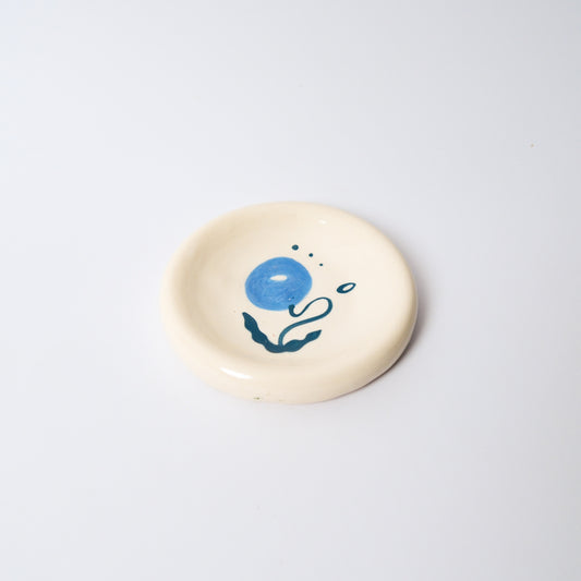 Dewdrop Medium Dish in Blue by Objects by Phoebe — view 2