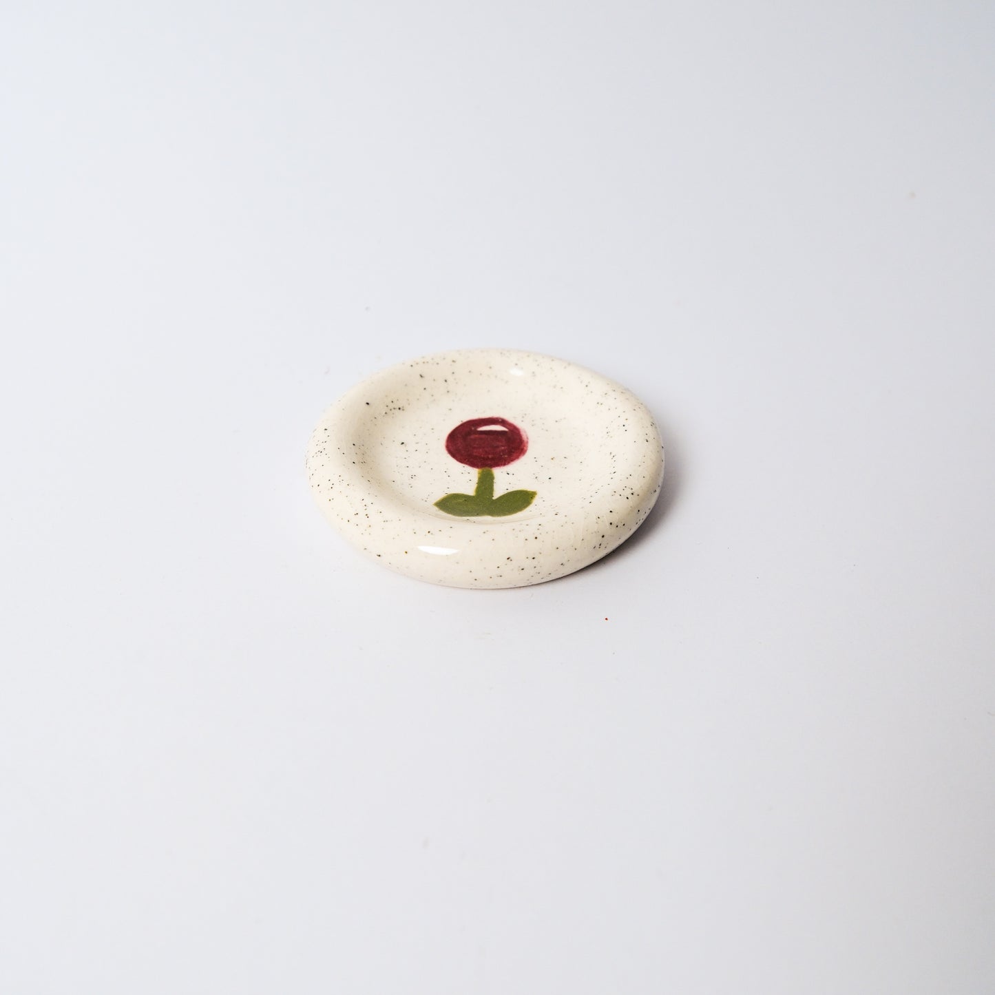 Poppy Small Dish in Burgundy by Objects by Phoebe — view 3