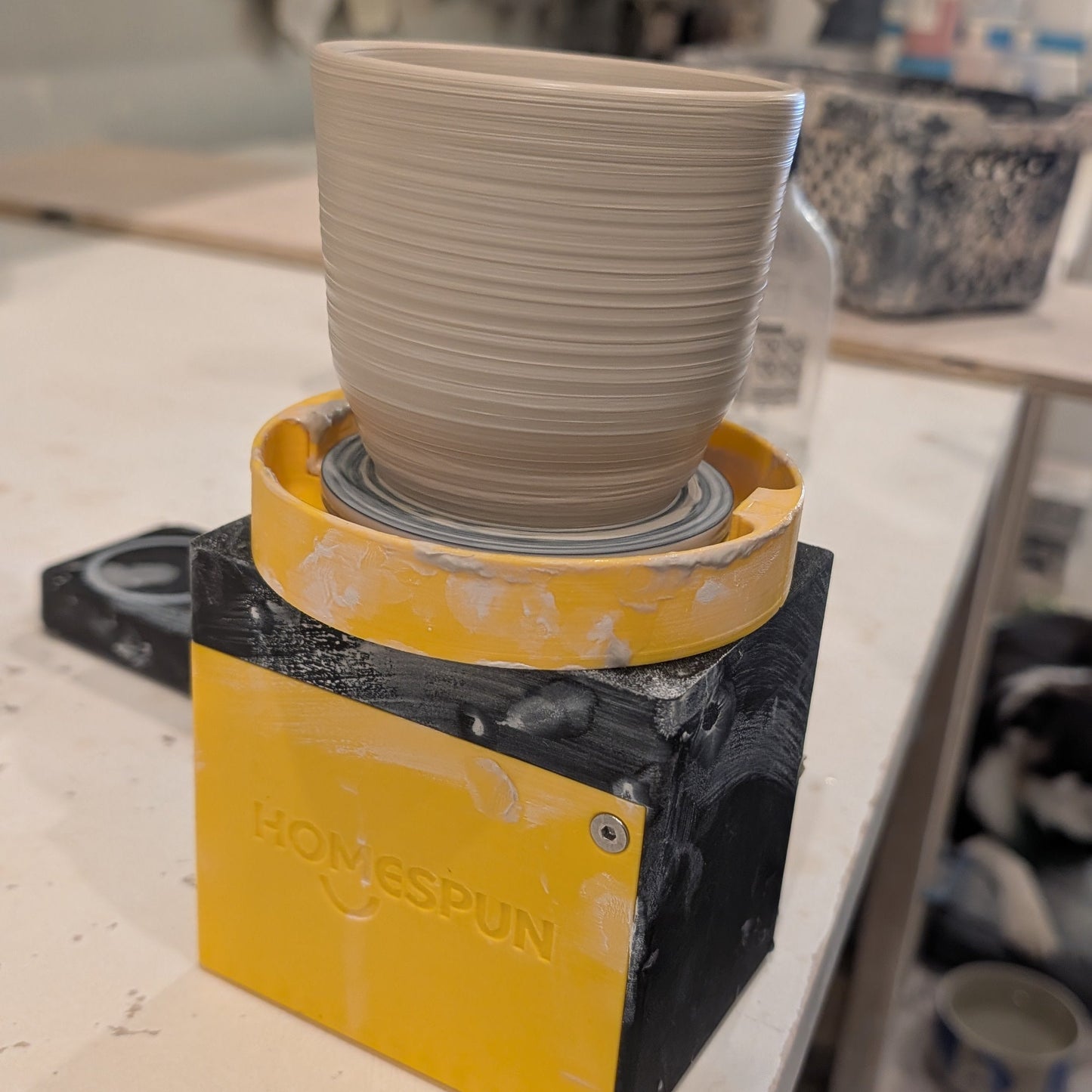 Wheel Throwing with Homespun's Mini Wheels