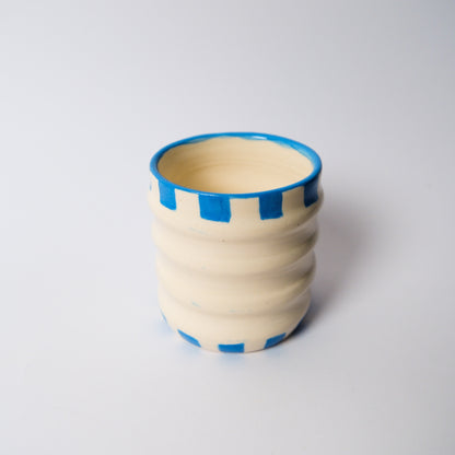 Espresso Cup in Blue by Objects by Phoebe — view 3