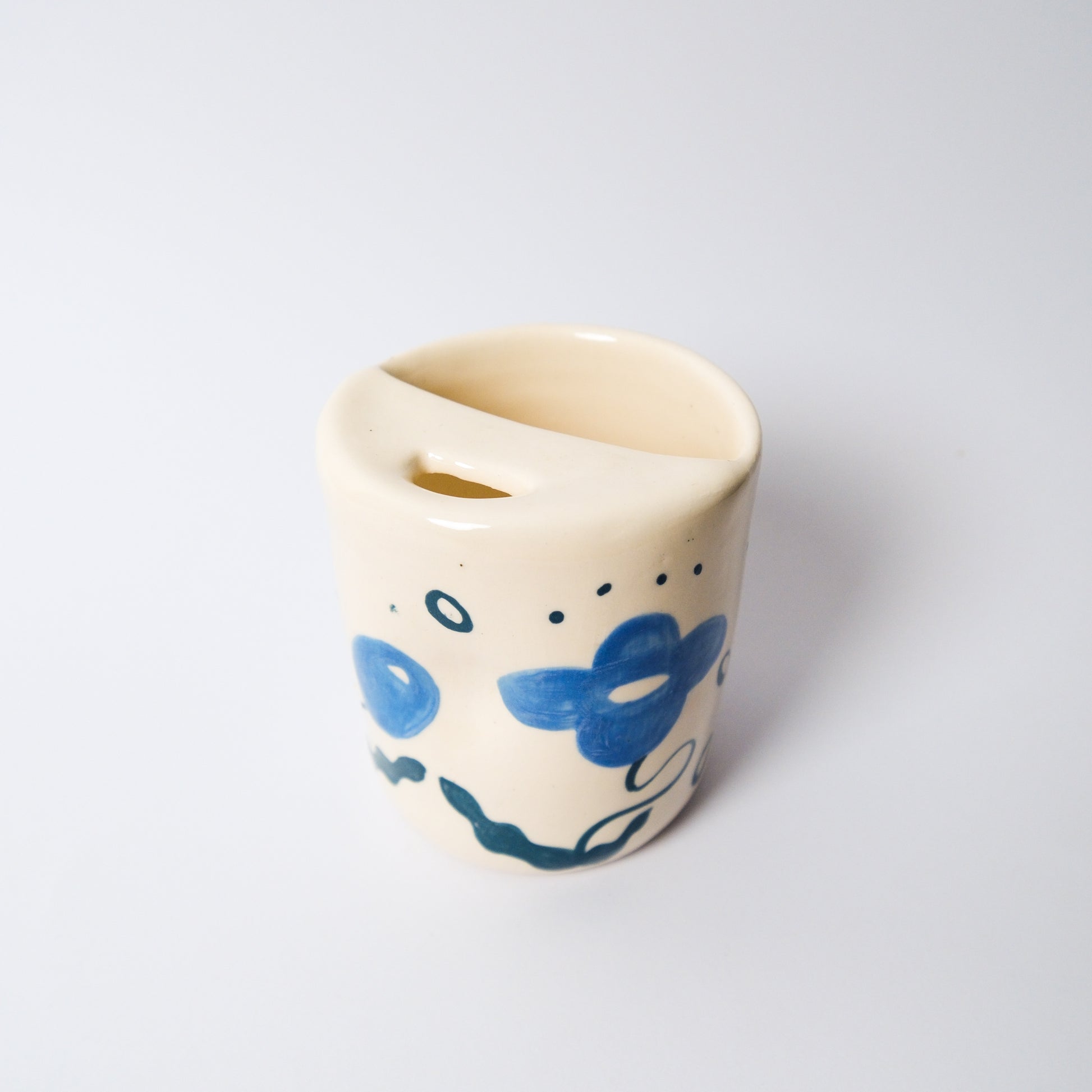 Travel Tumbler in Blue by Objects by Phoebe
