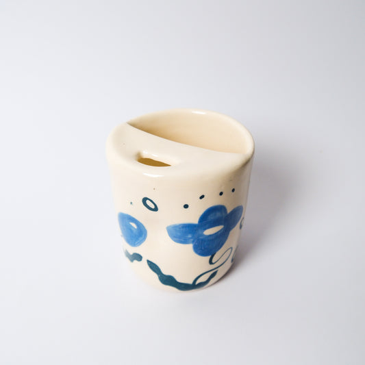 Travel Tumbler in Blue by Objects by Phoebe