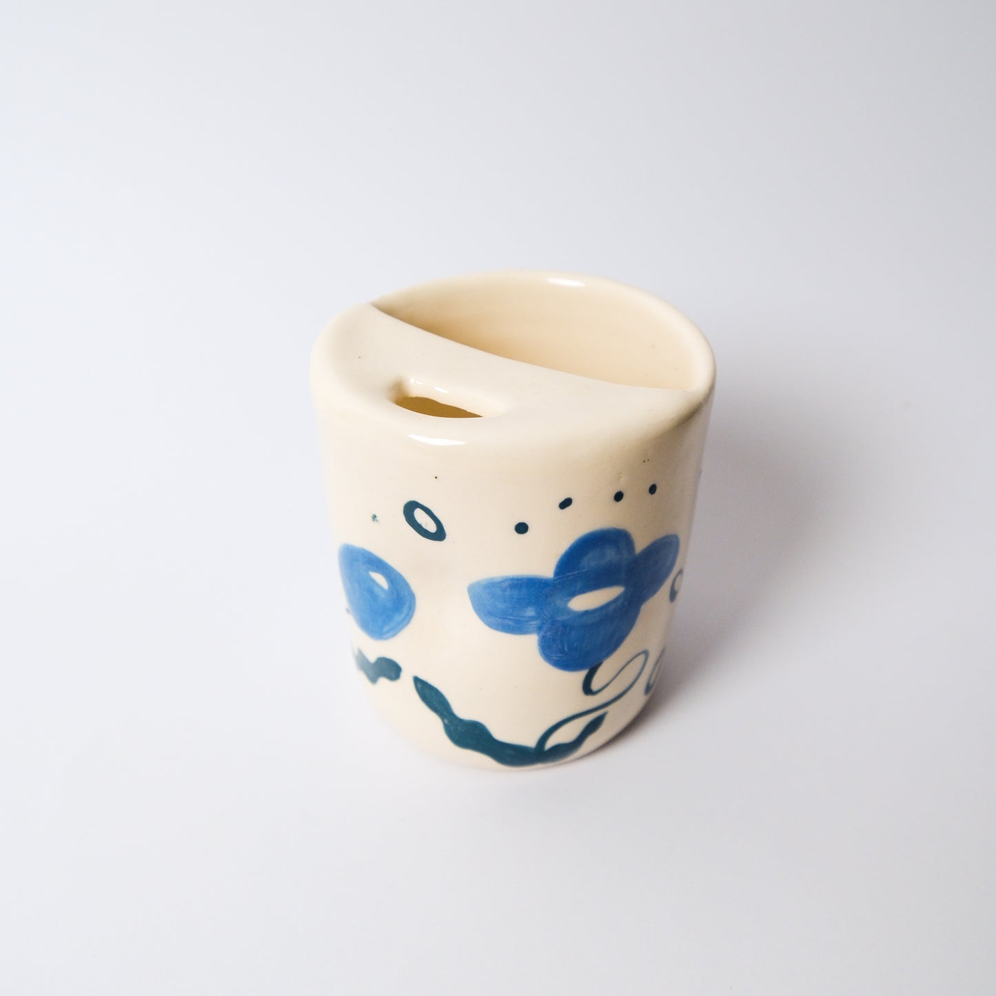 Travel Tumbler in Blue by Objects by Phoebe — view 3