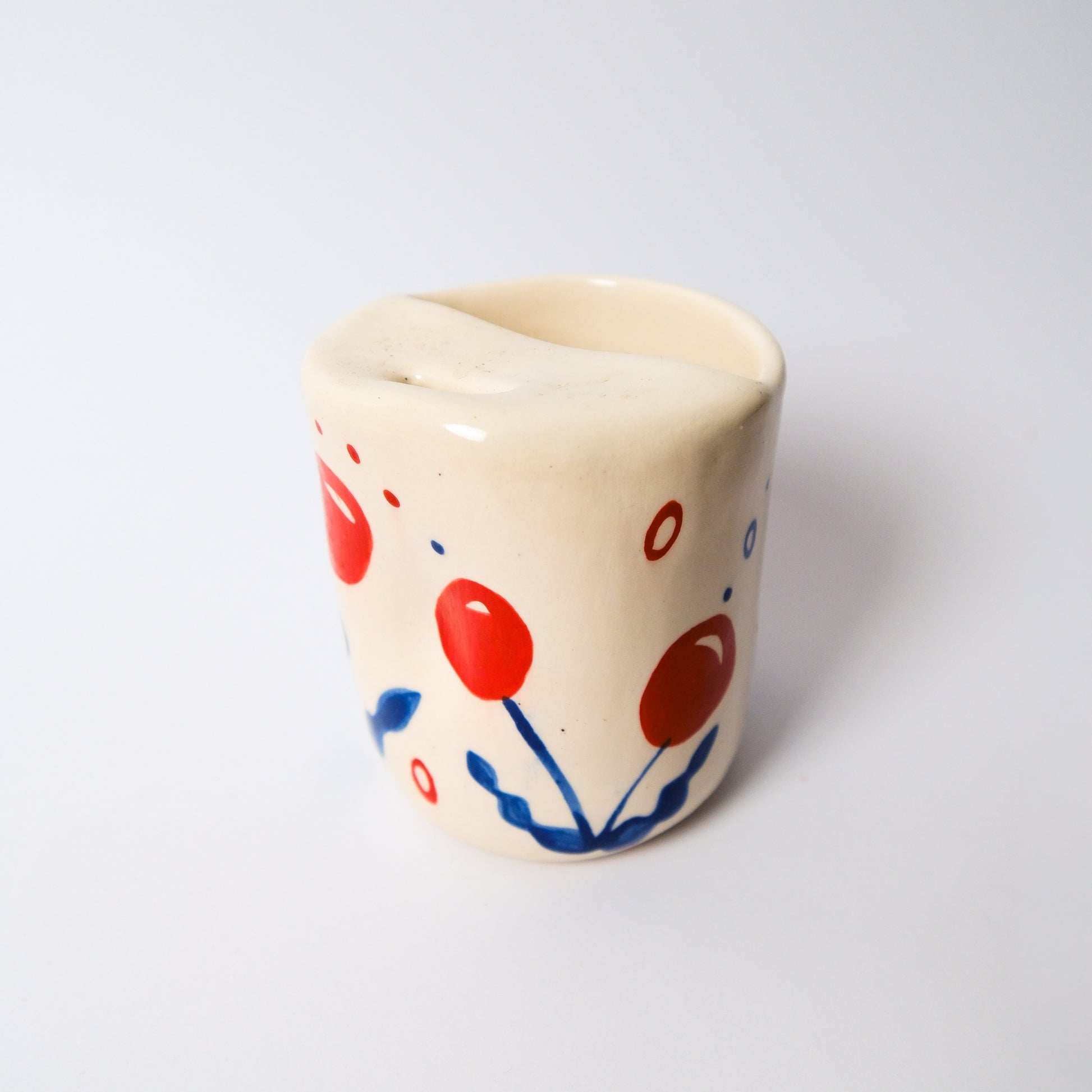 Travel Tumbler in Red by Objects by Phoebe — view 3