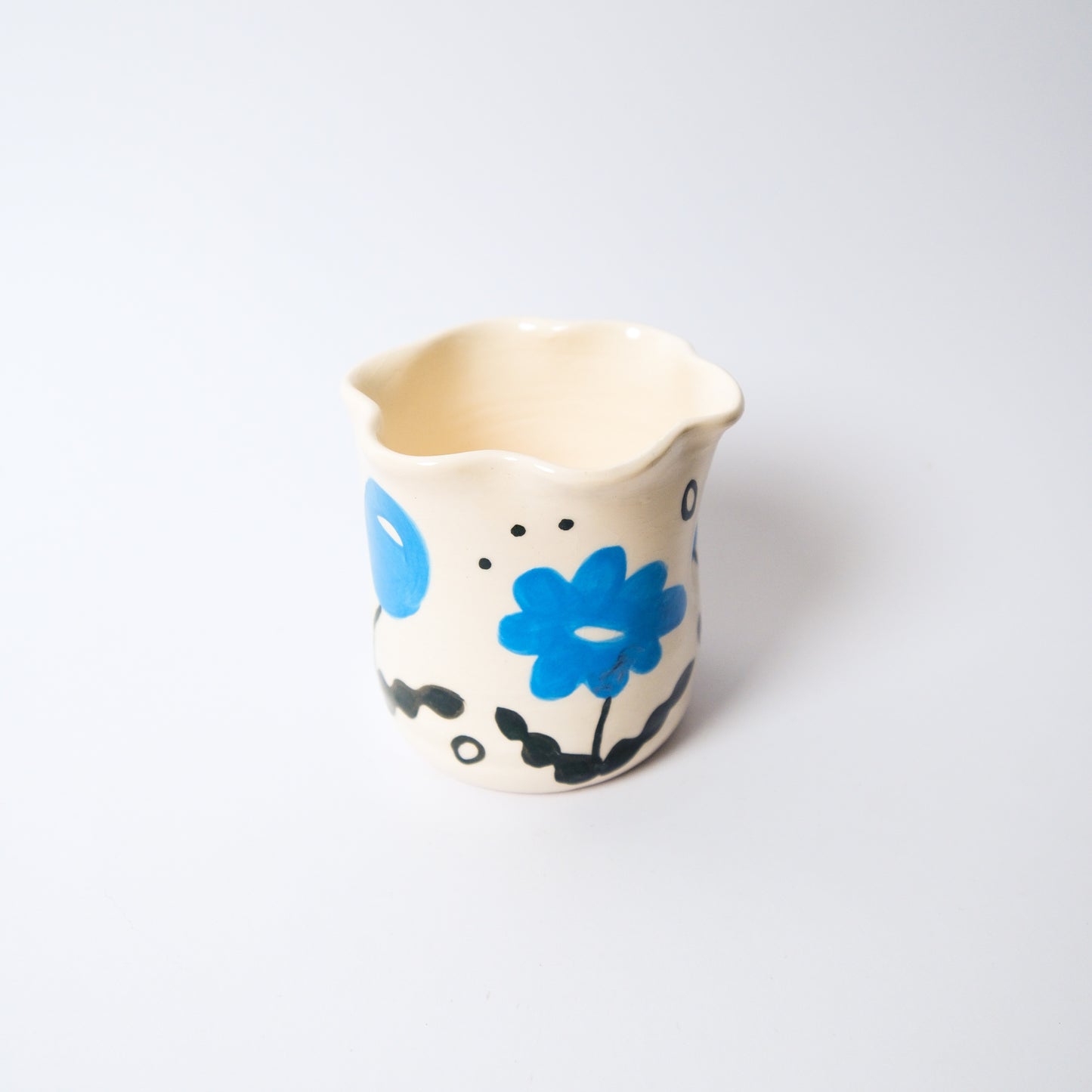 Wildflower Cup in Blue by Objects by Phoebe — view 3
