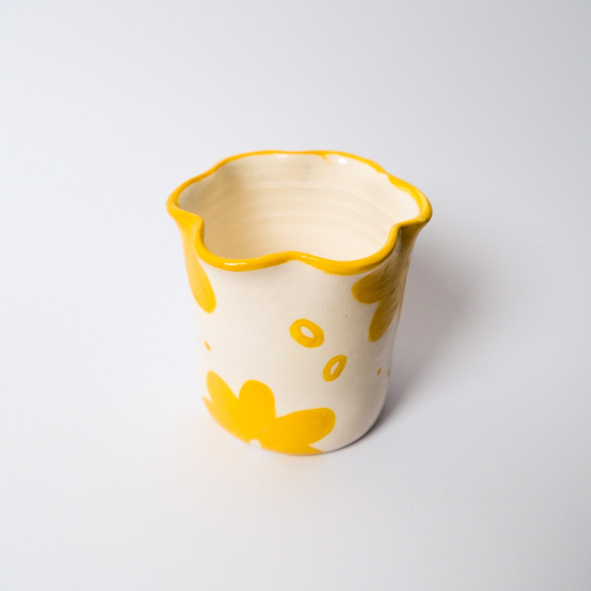 Wildflower Cup in Yellow by Objects by Phoebe