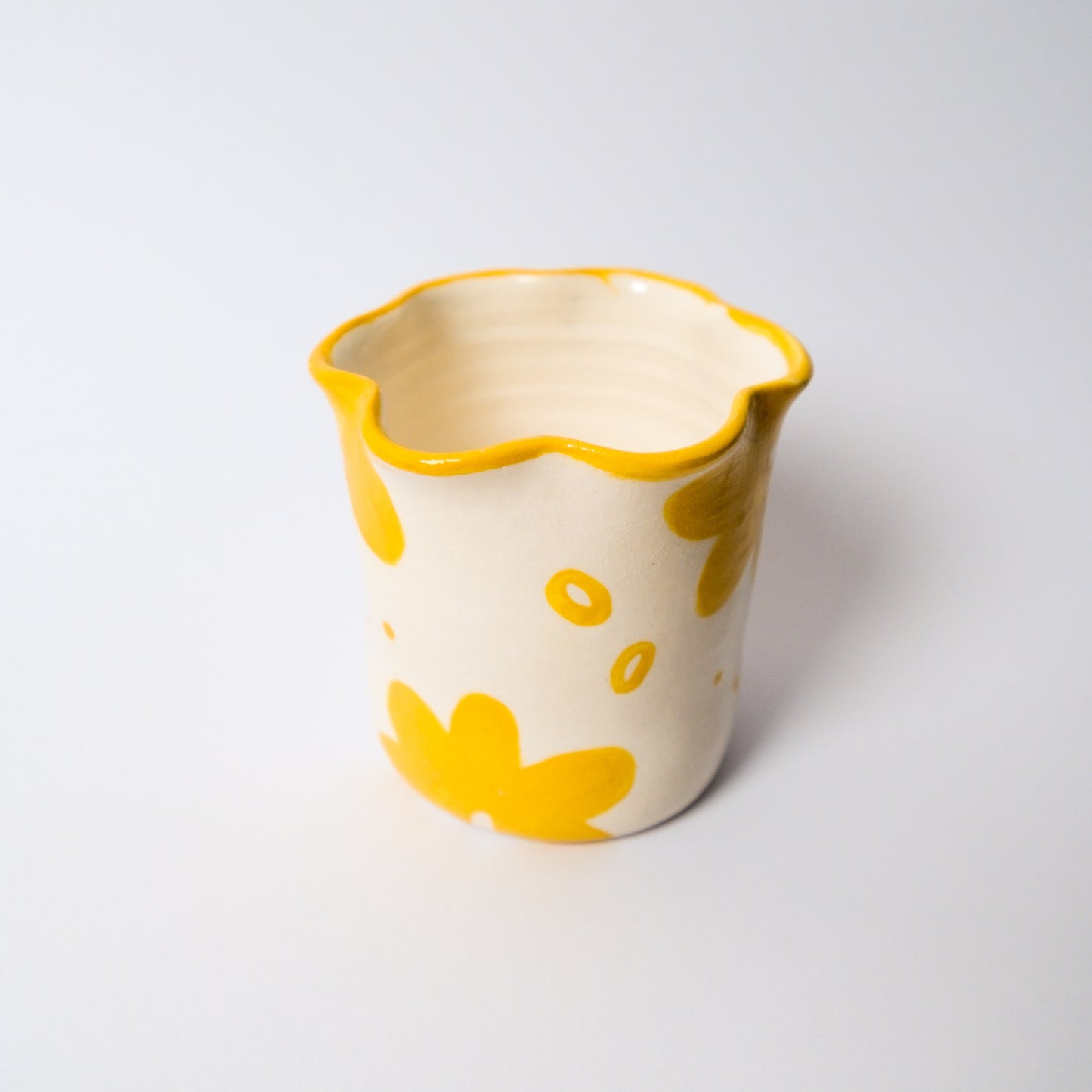 Wildflower Cup in Yellow by Objects by Phoebe — view 2