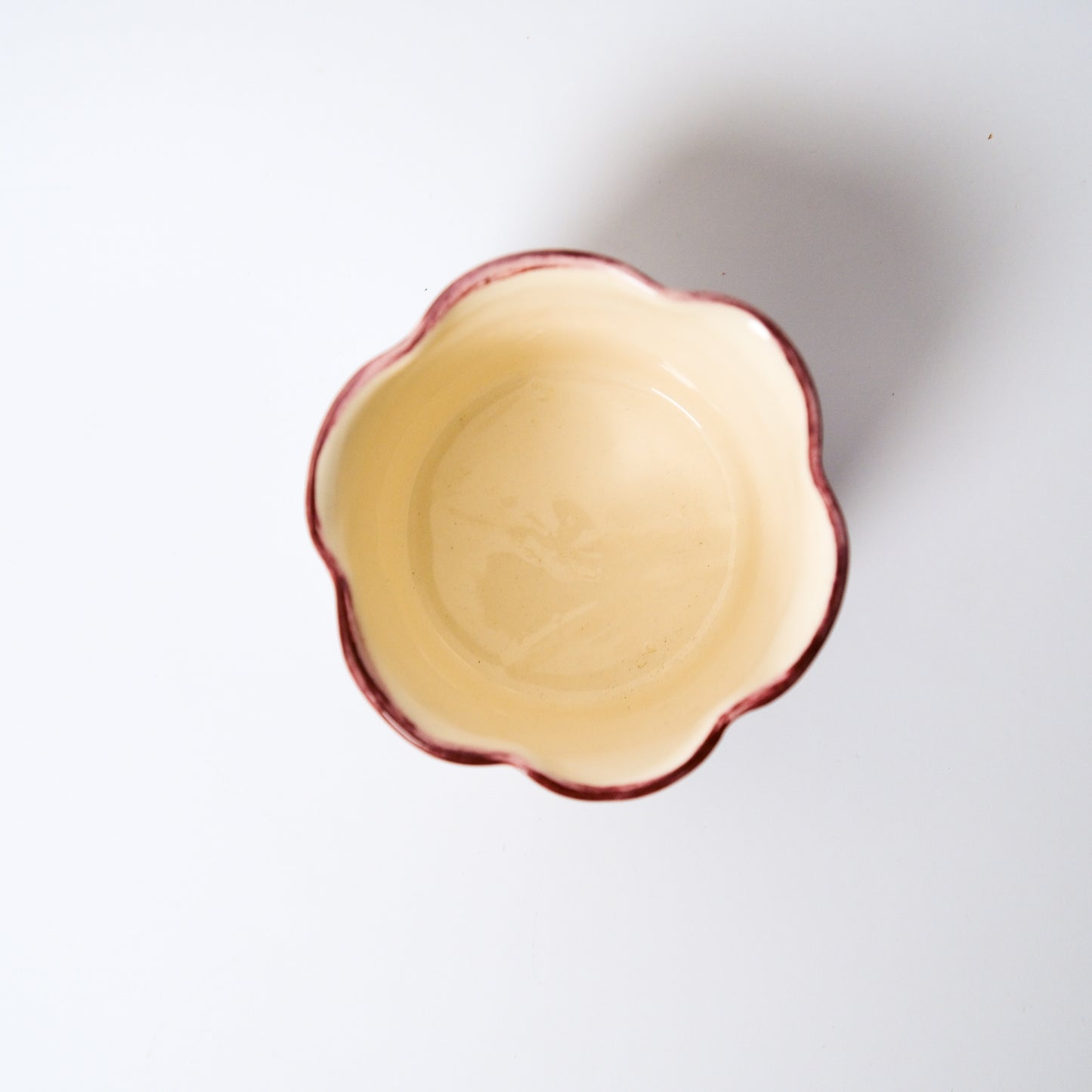 Wildflower Matcha Bowl in Burgundy by Objects by Phoebe — view 2