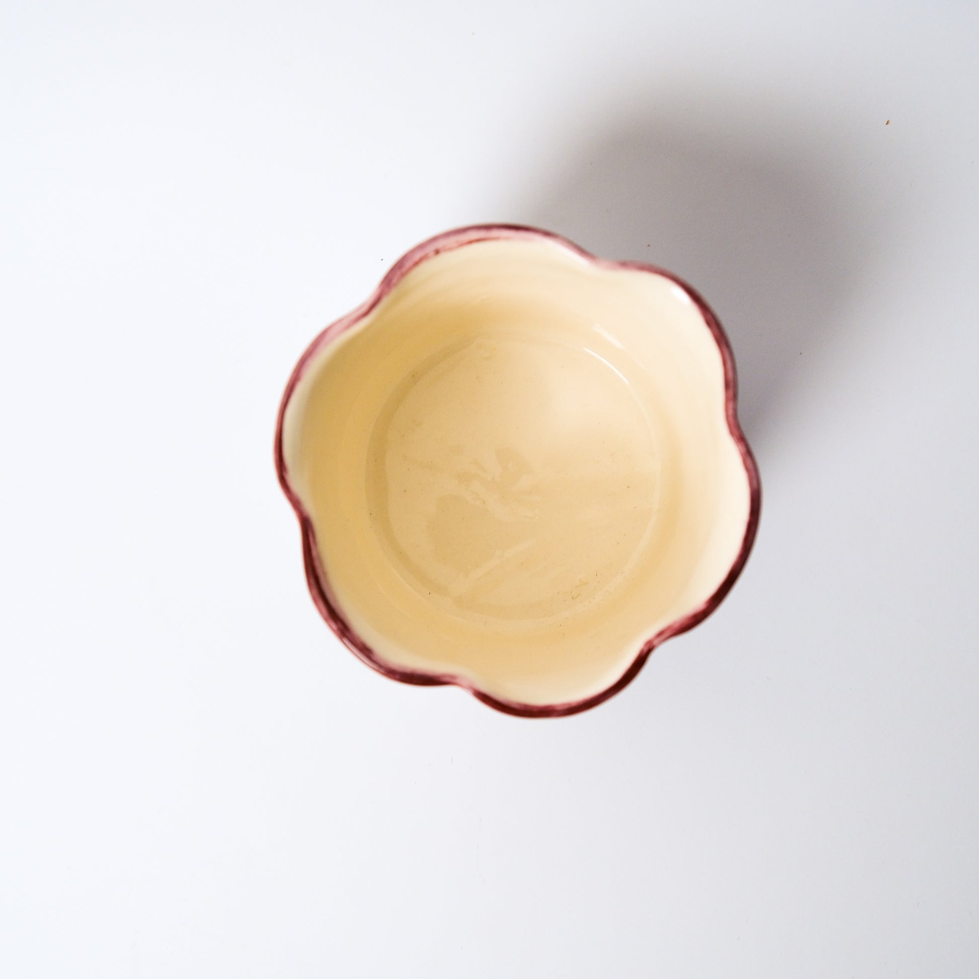 Wildflower Matcha Bowl in Burgundy by Objects by Phoebe — view 2