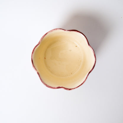 Wildflower Matcha Bowl in Burgundy by Objects by Phoebe — view 5
