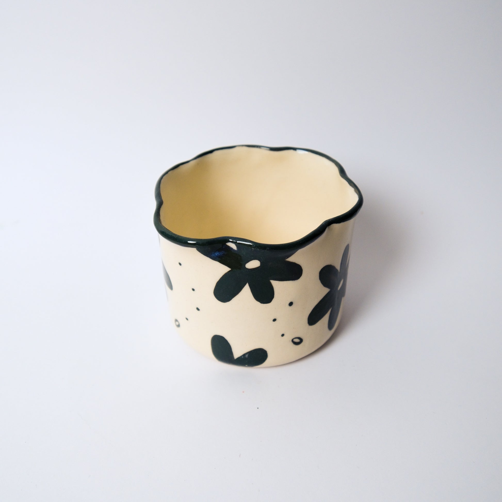 Wildflower Matcha Bowl in Green by Objects by Phoebe — view 4