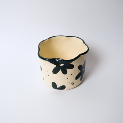 Wildflower Matcha Bowl in Green by Objects by Phoebe — view 4