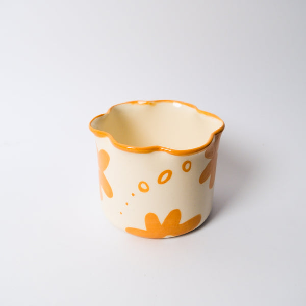 Wildflower Matcha Bowl in Orange by Objects by Phoebe