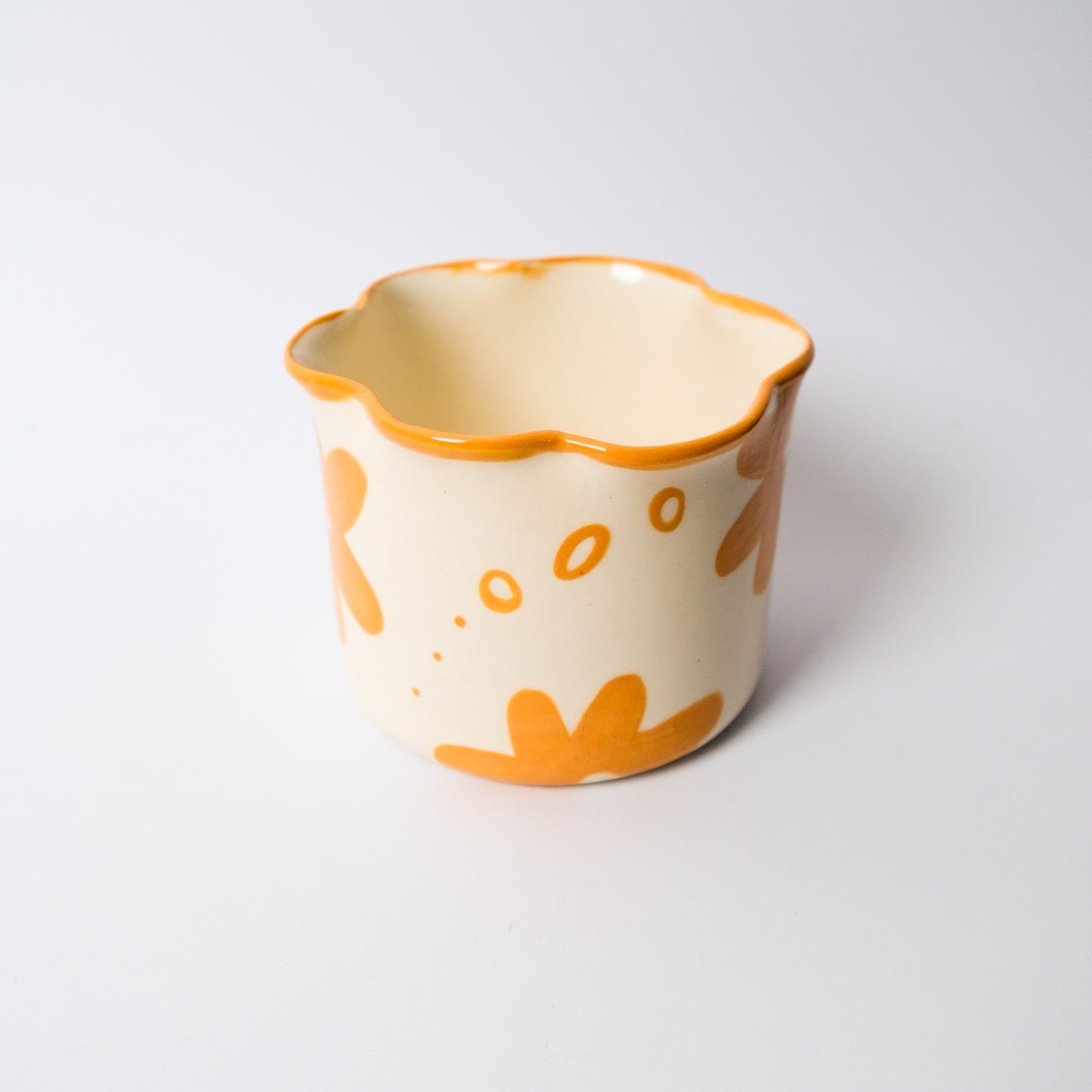 Wildflower Matcha Bowl in Orange by Objects by Phoebe — view 3