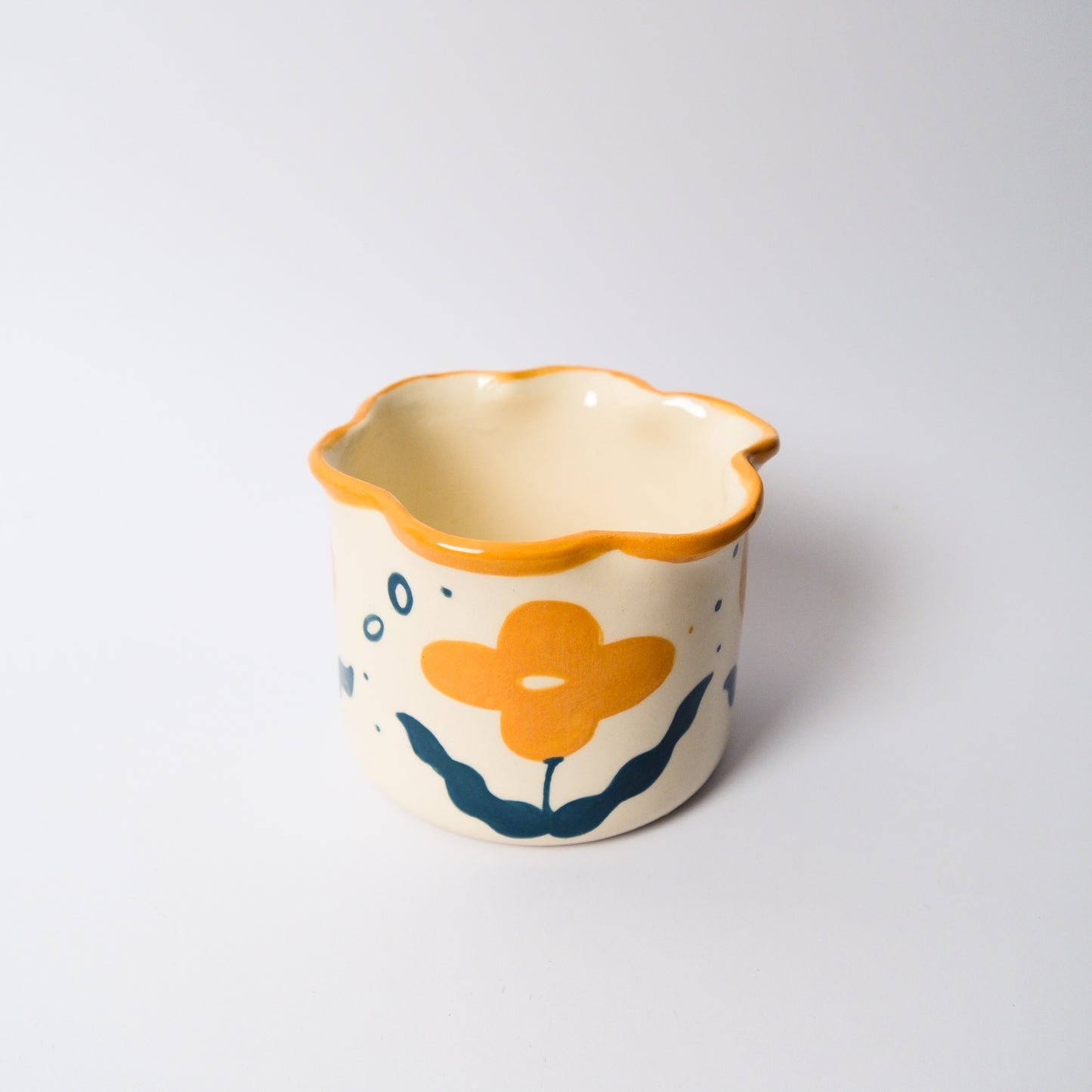 Wildflower Matcha Bowl in Orange by Objects by Phoebe — view 4