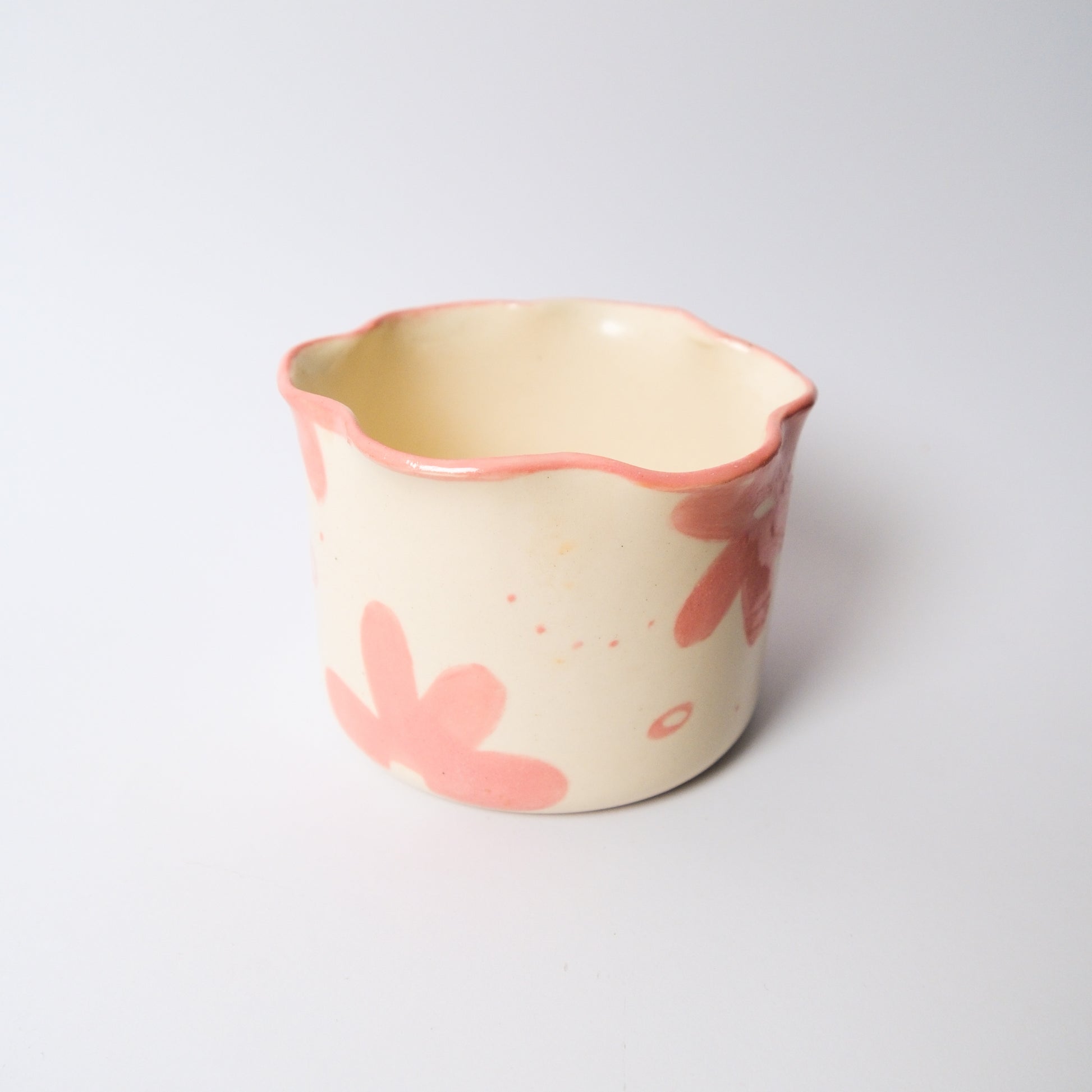 Wildflower Matcha Bowl in Pink by Objects by Phoebe — view 3