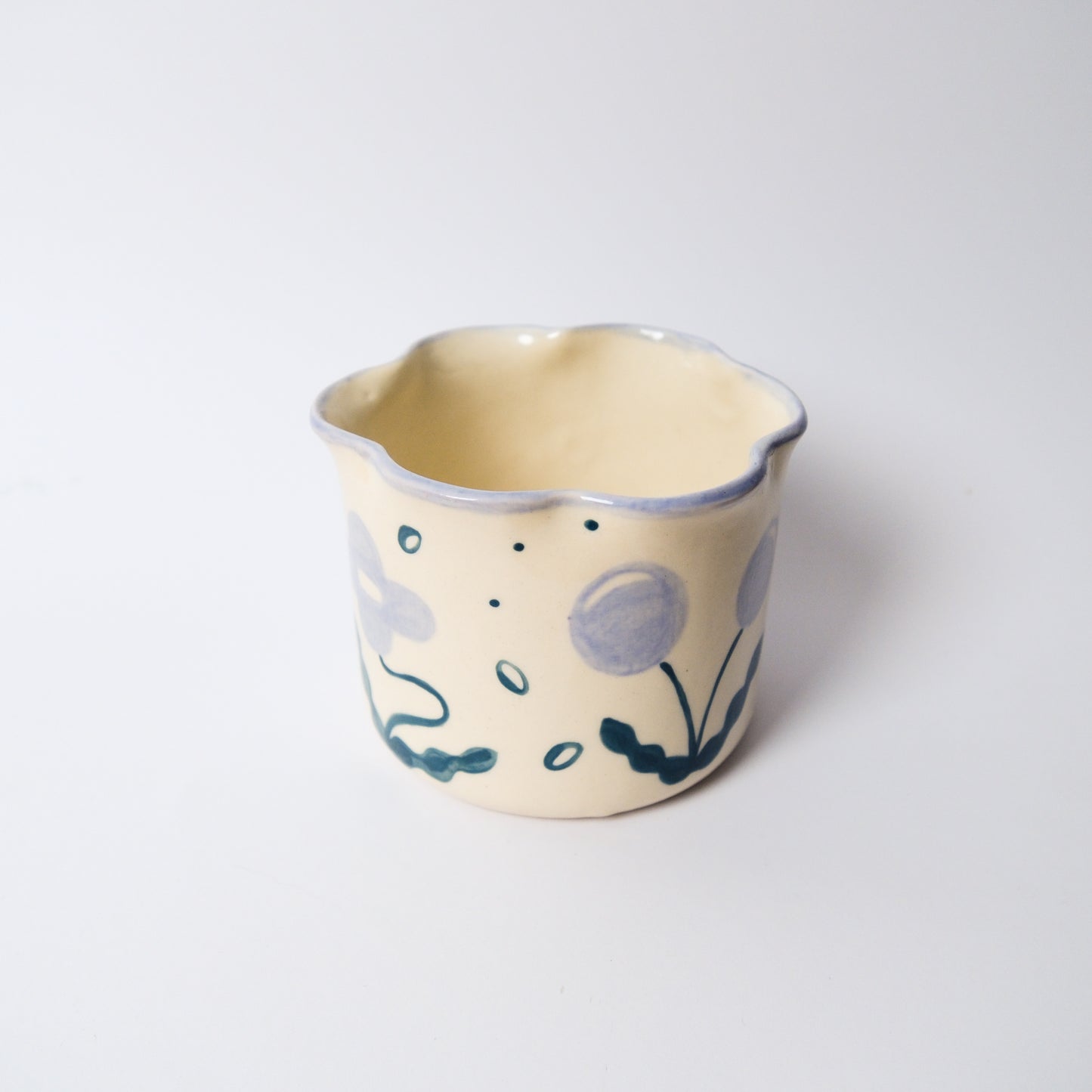 Wildflower Matcha Bowl in Purple by Objects by Phoebe