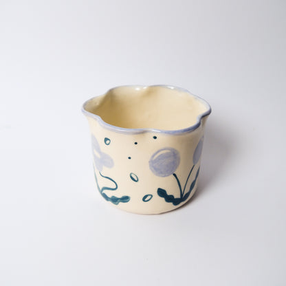Wildflower Matcha Bowl in Purple by Objects by Phoebe