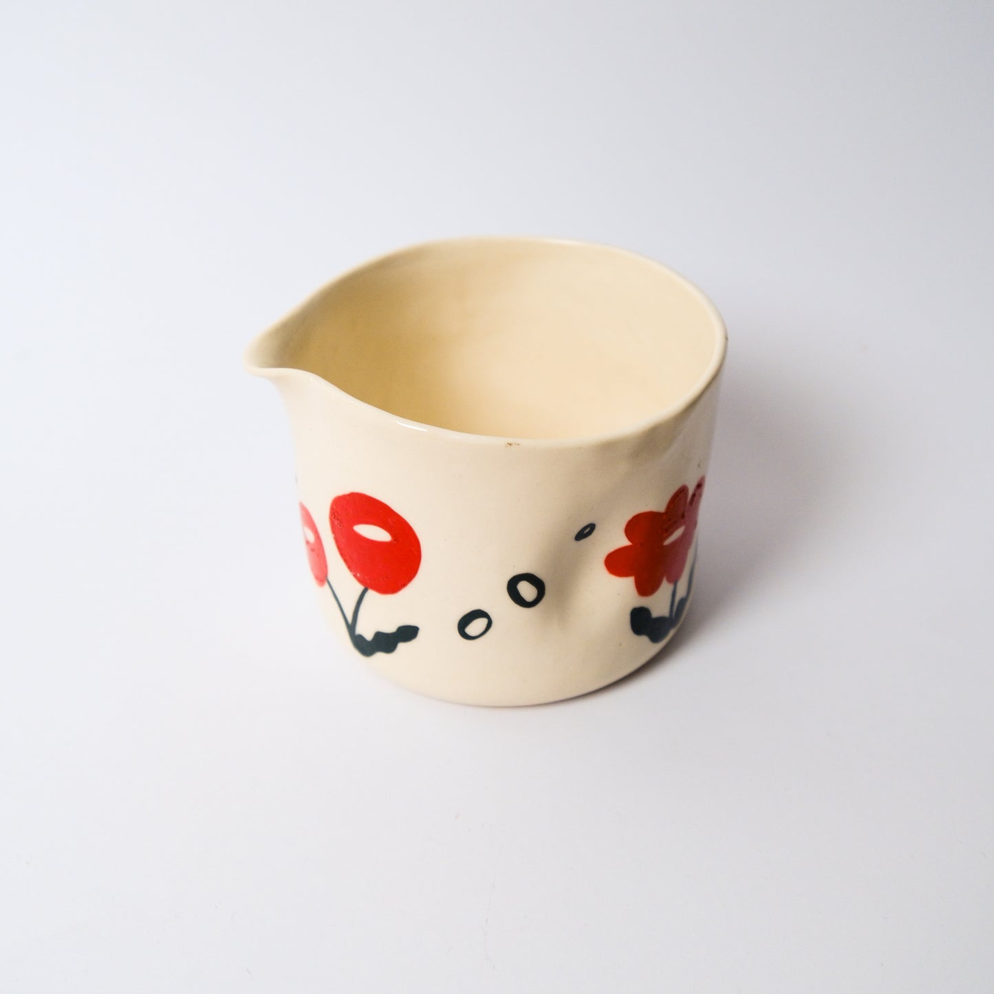 Wildflower Matcha Bowl in Red by Objects by Phoebe — view 2