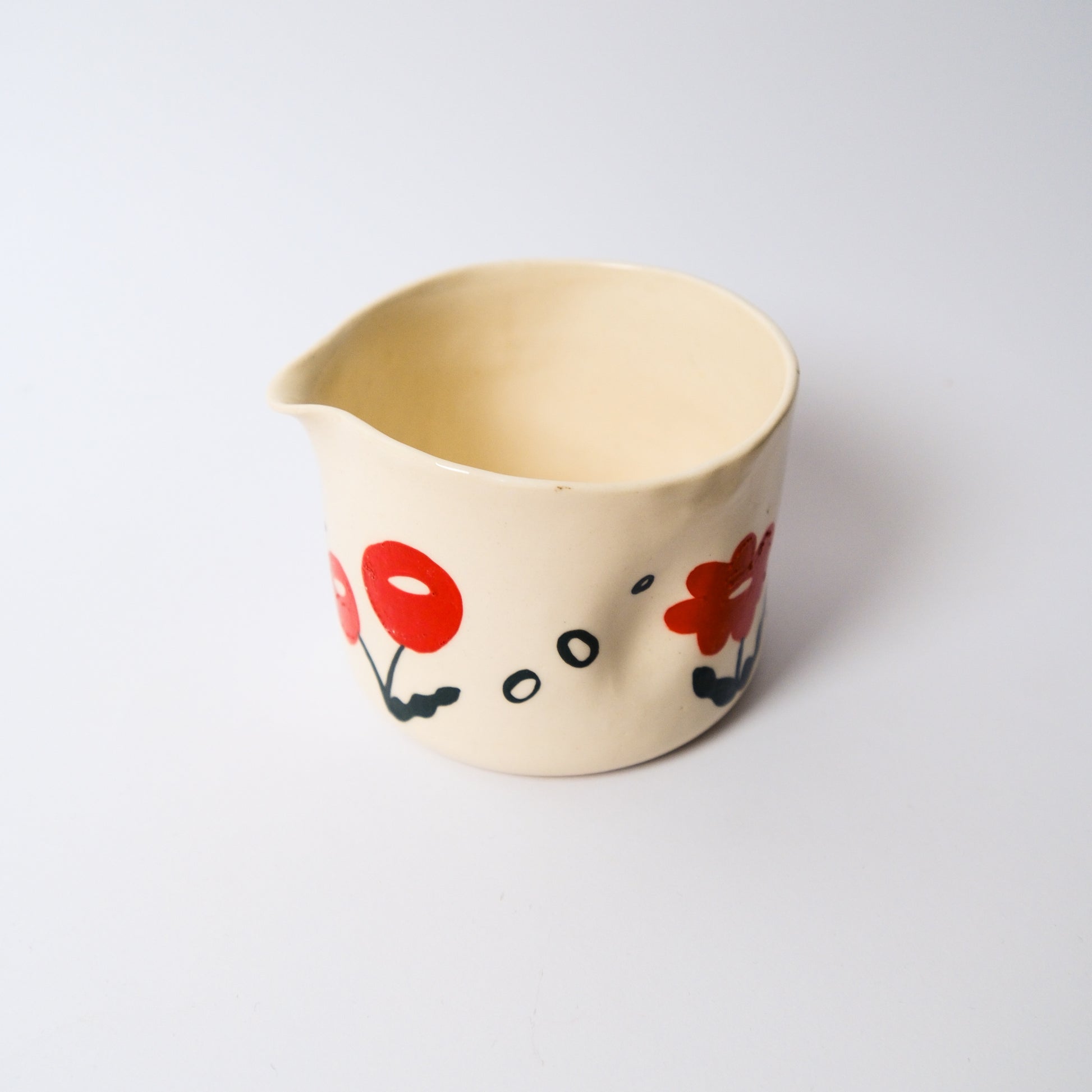 Wildflower Matcha Bowl in Red by Objects by Phoebe — view 2