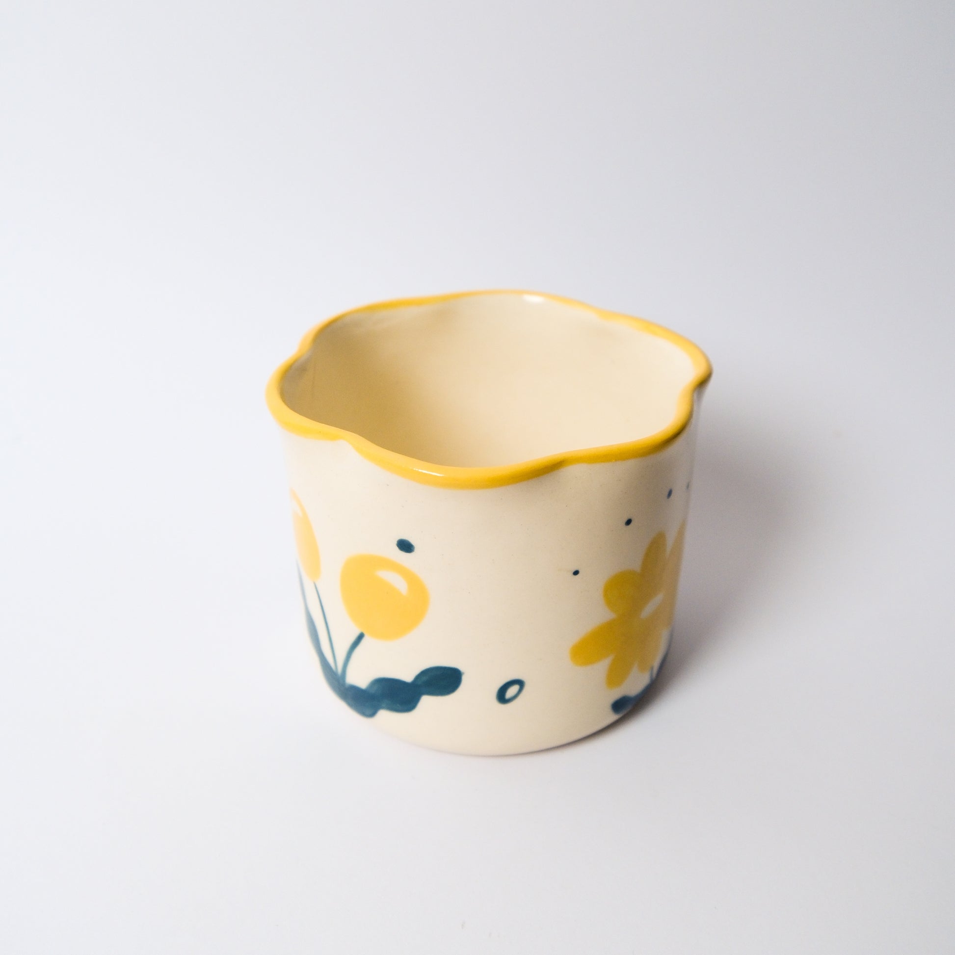 Wildflower Matcha Bowl in Yellow by Objects by Phoebe — view 2