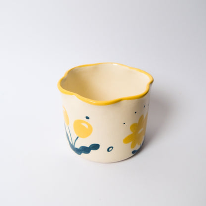 Wildflower Matcha Bowl in Yellow by Objects by Phoebe — view 2