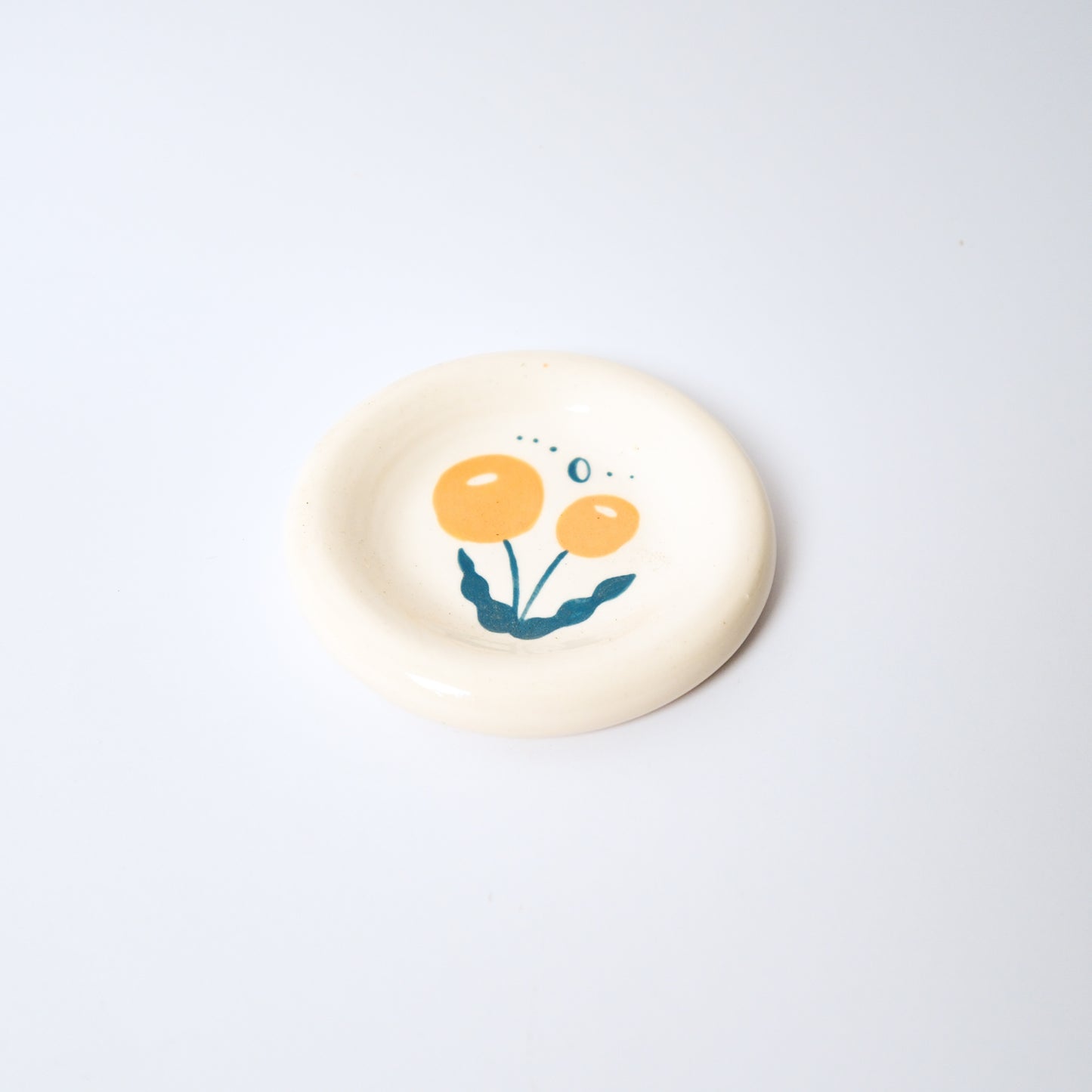 Billy Button Medium Dish in Mustard by Objects by Phoebe — view 2