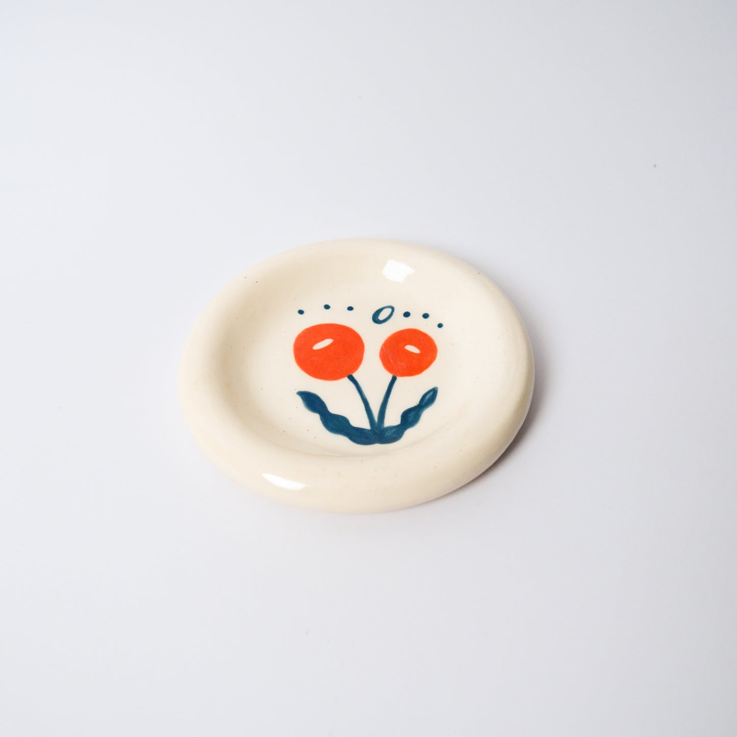 Billy Button Medium Dish in Orange by Objects by Phoebe — view 2