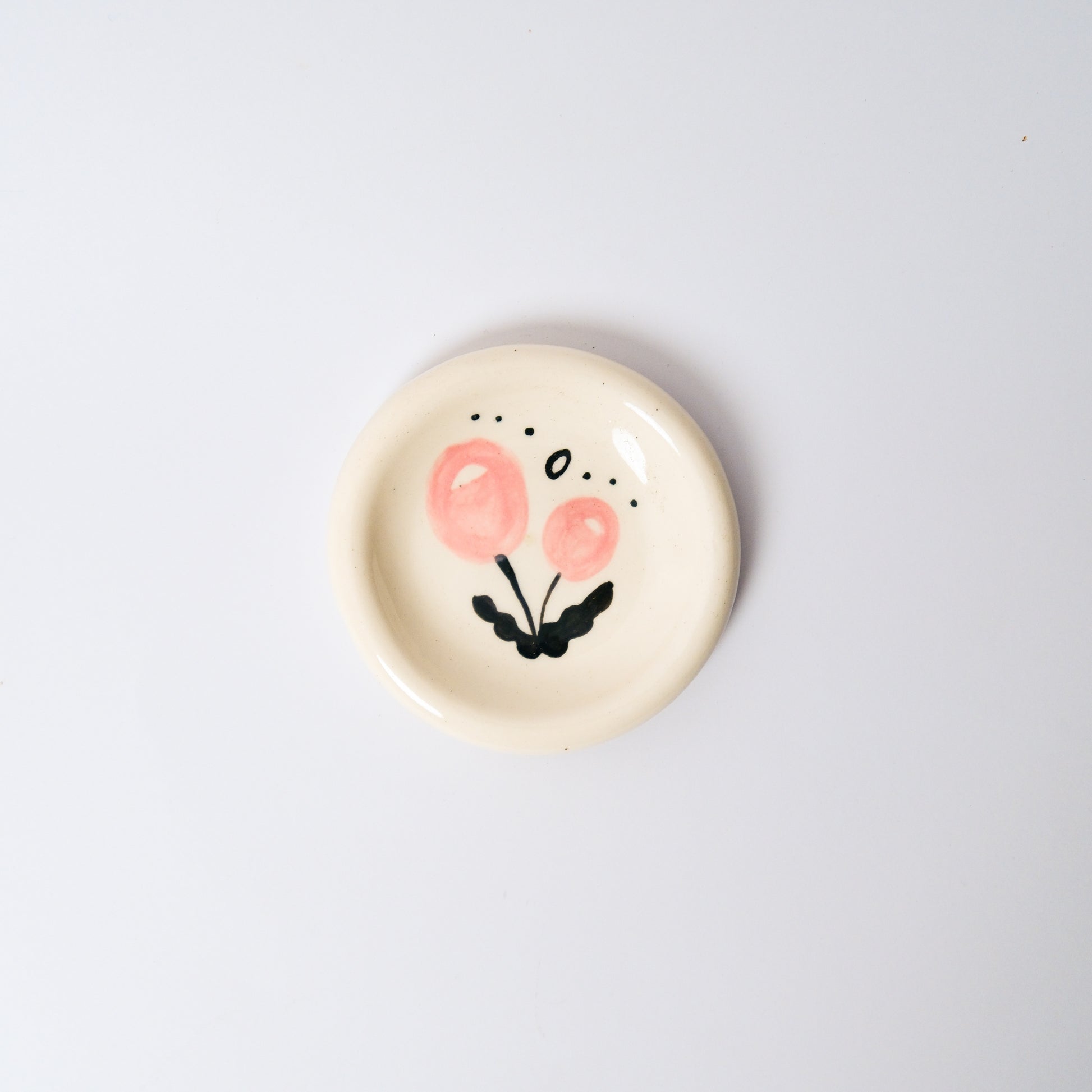 Billy Button Medium Dish in Pink by Objects by Phoebe