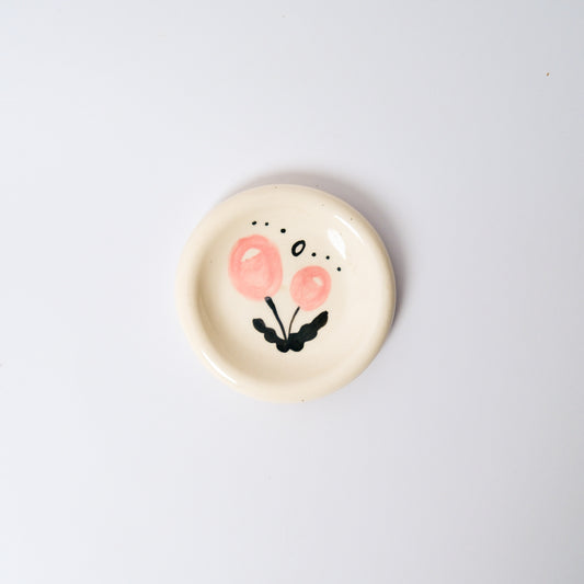 Billy Button Medium Dish in Pink by Objects by Phoebe