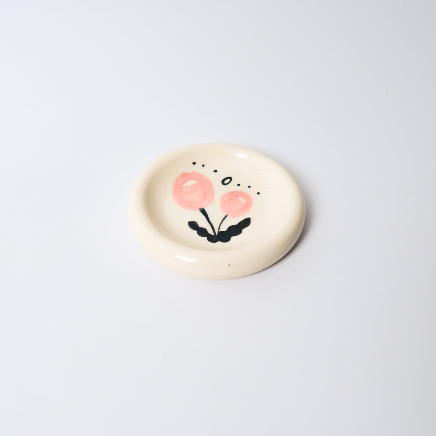 Billy Button Medium Dish in Pink by Objects by Phoebe — view 2