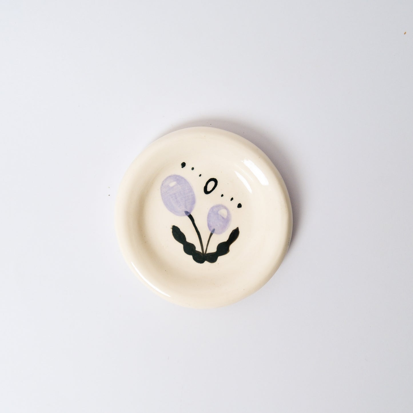 Billy Button Medium Dish in Purple by Objects by Phoebe