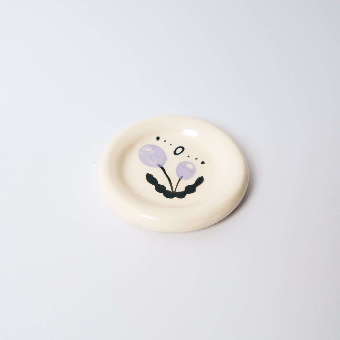 Billy Button Medium Dish in Purple by Objects by Phoebe — view 3