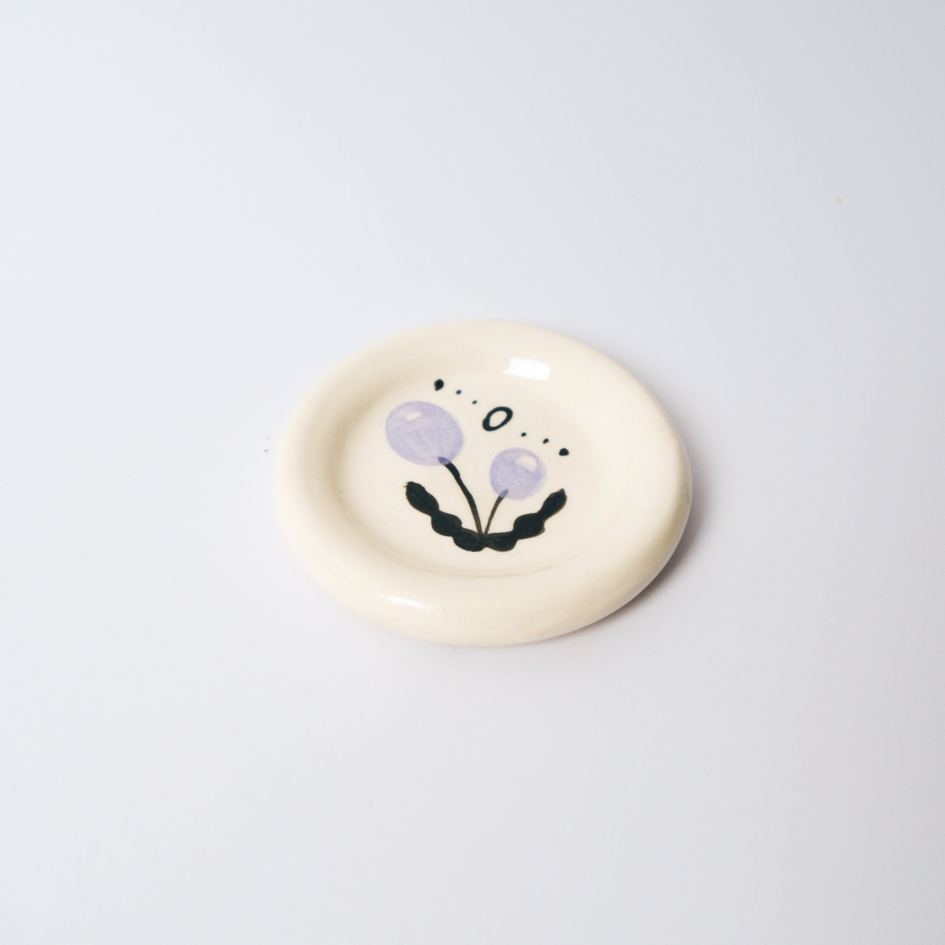 Billy Button Medium Dish in Purple by Objects by Phoebe — view 3