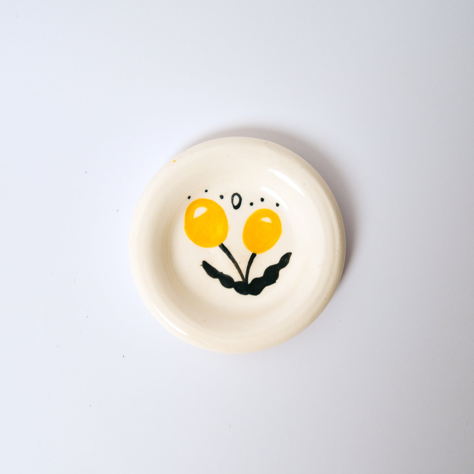 Billy Button Medium Dish in Wattle by Objects by Phoebe