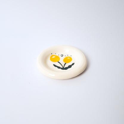 Billy Button Medium Dish in Wattle by Objects by Phoebe — view 2