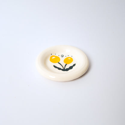 Billy Button Medium Dish in Wattle by Objects by Phoebe — view 3