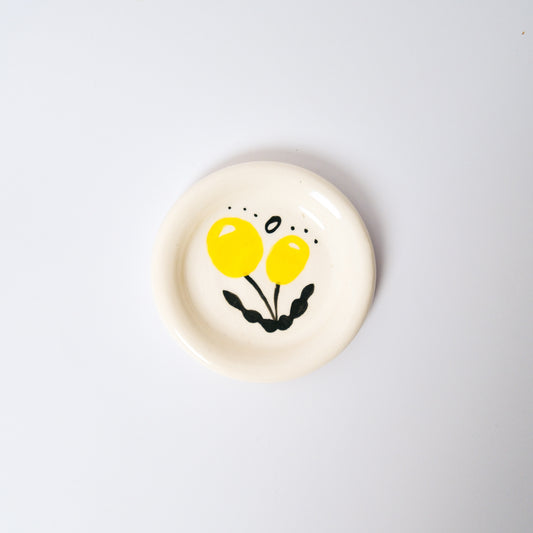 Billy Button Medium Dish in Yellow by Objects by Phoebe