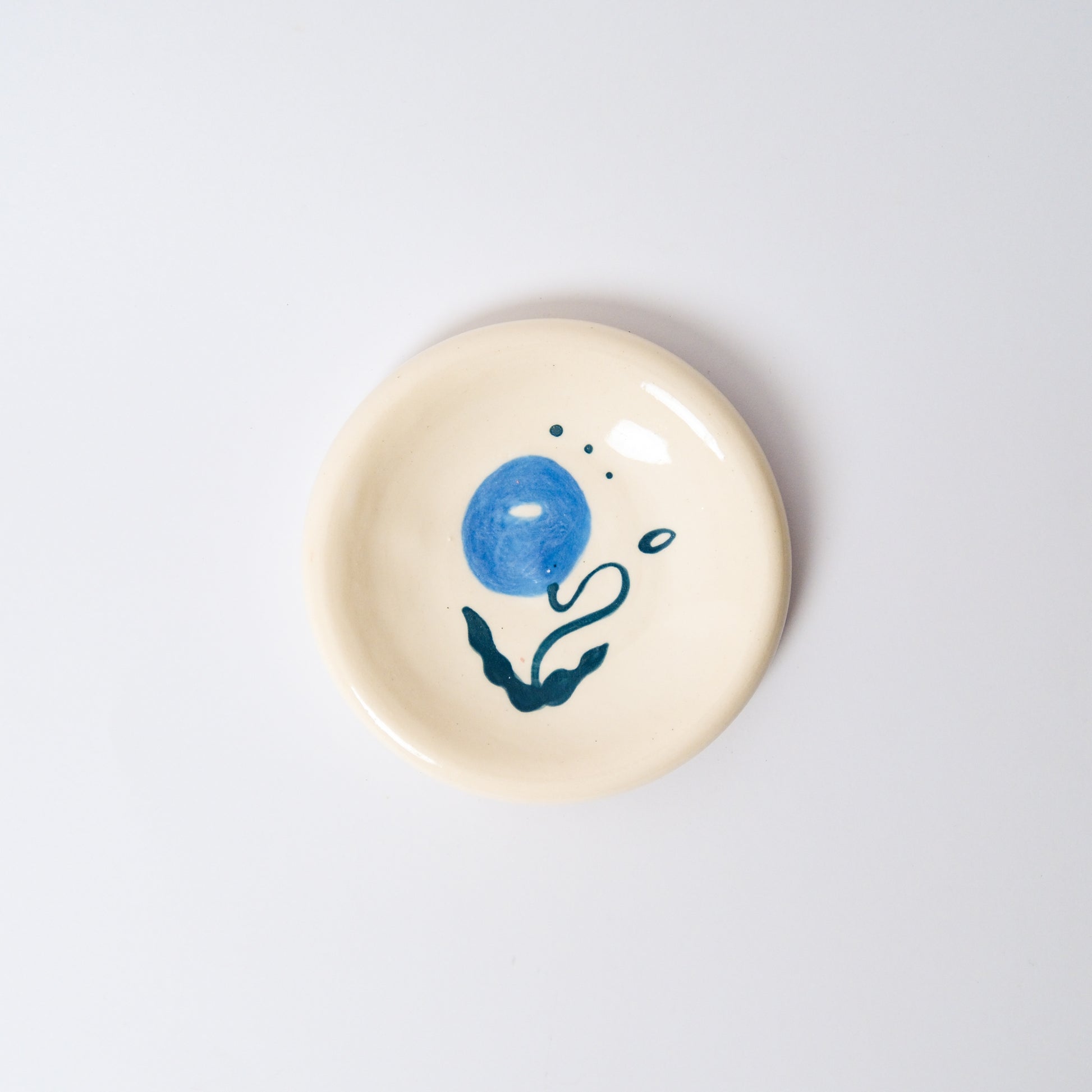 Dewdrop Medium Dish in Blue by Objects by Phoebe