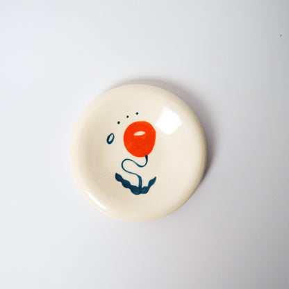 Dewdrop Medium Dish in Orange by Objects by Phoebe