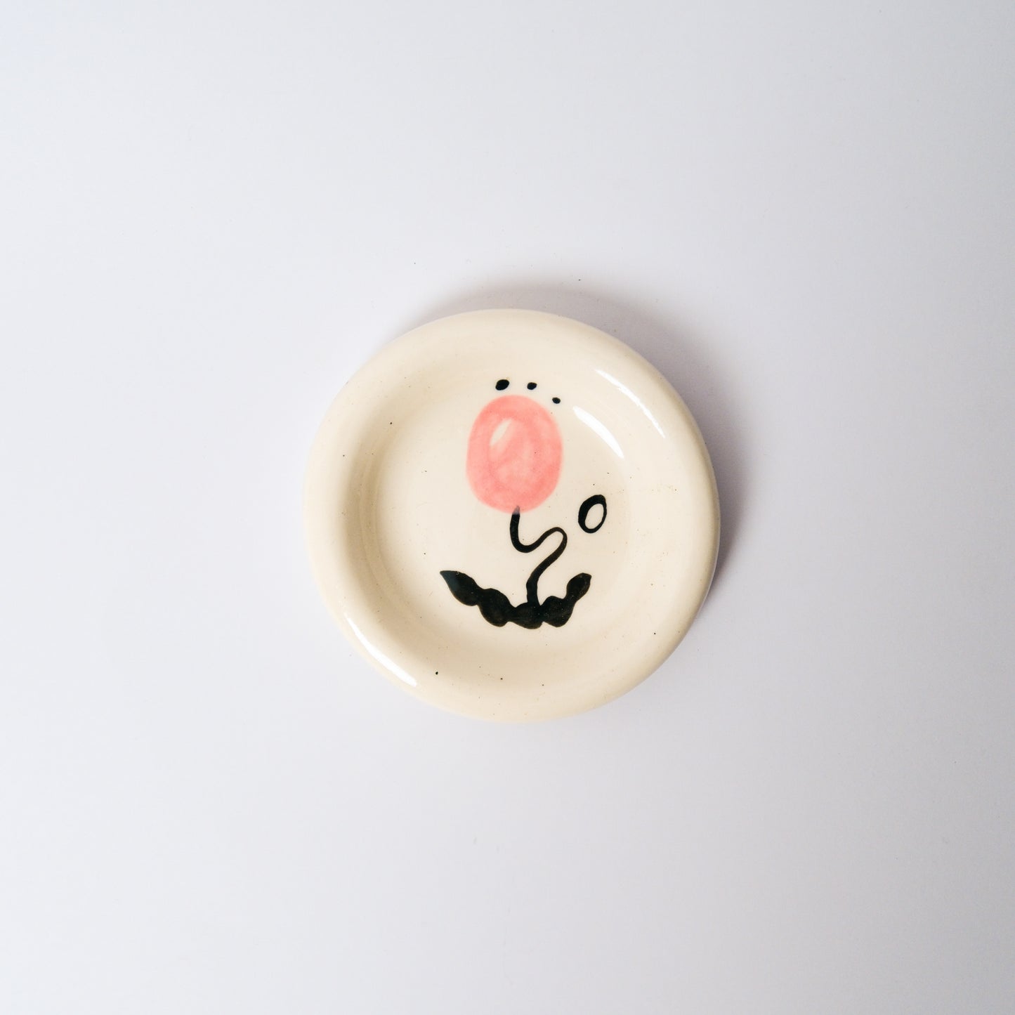 Dewdrop Medium Dish in Pink by Objects by Phoebe